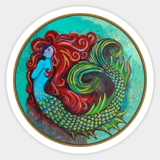 Mermaid Painting Sticker